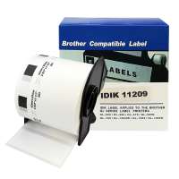 Office supply DK11209 dk11209 62mm*29mm*800pcs compatible thermal White Paper Address Label For brother QL series label printer