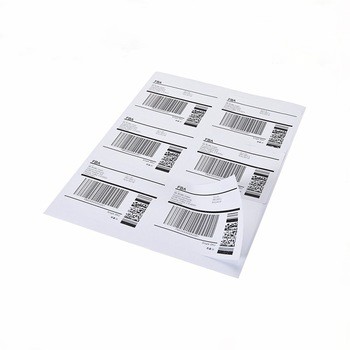 Adhesive Sticker 6 UP a4 Label Paper Sheets Label Sticker