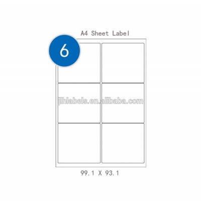 A4 Laser Labels, 99.1mm x 93.1mm, shipping Labels