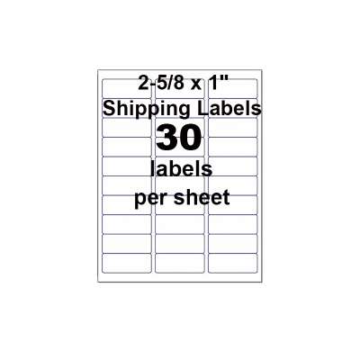 Best Strong  Sticker Label Shipping Address Labels Letter Size Inkjet Laser Labels