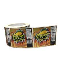 Hot Sale Custom Waterproof Adhesive Canned Food Sticker Label Printing